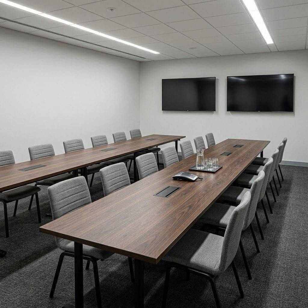 区域管理团队在写字楼办公推进灵活工位设置时遇到跨部门联合会议该怎么协调